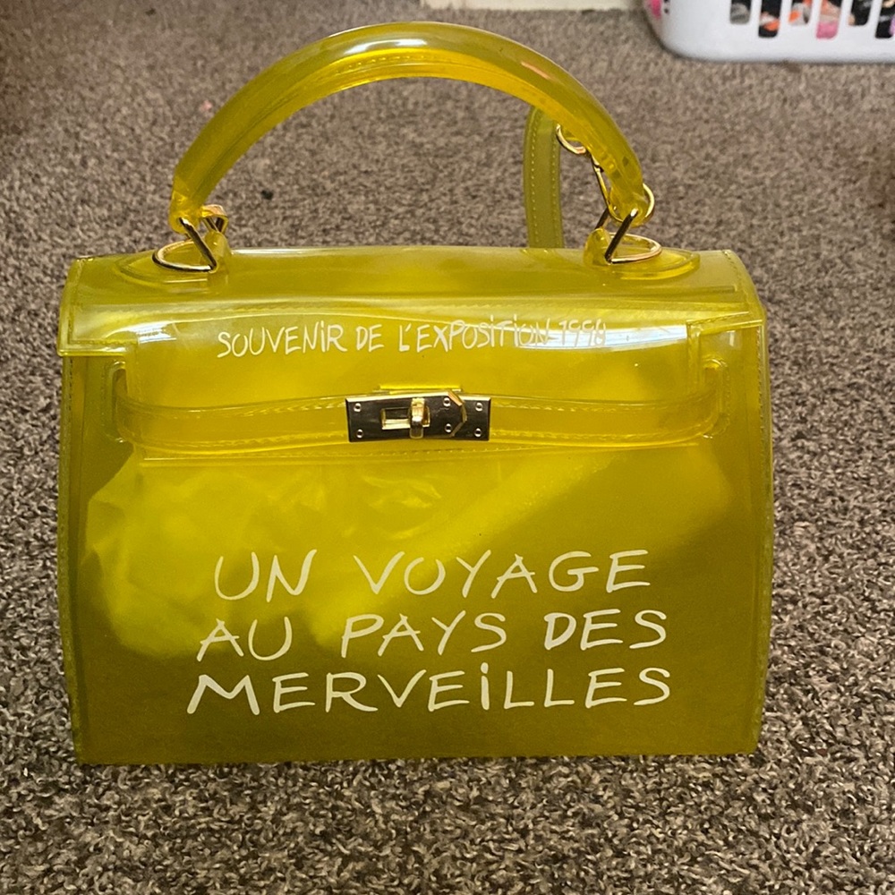 Yellow purse